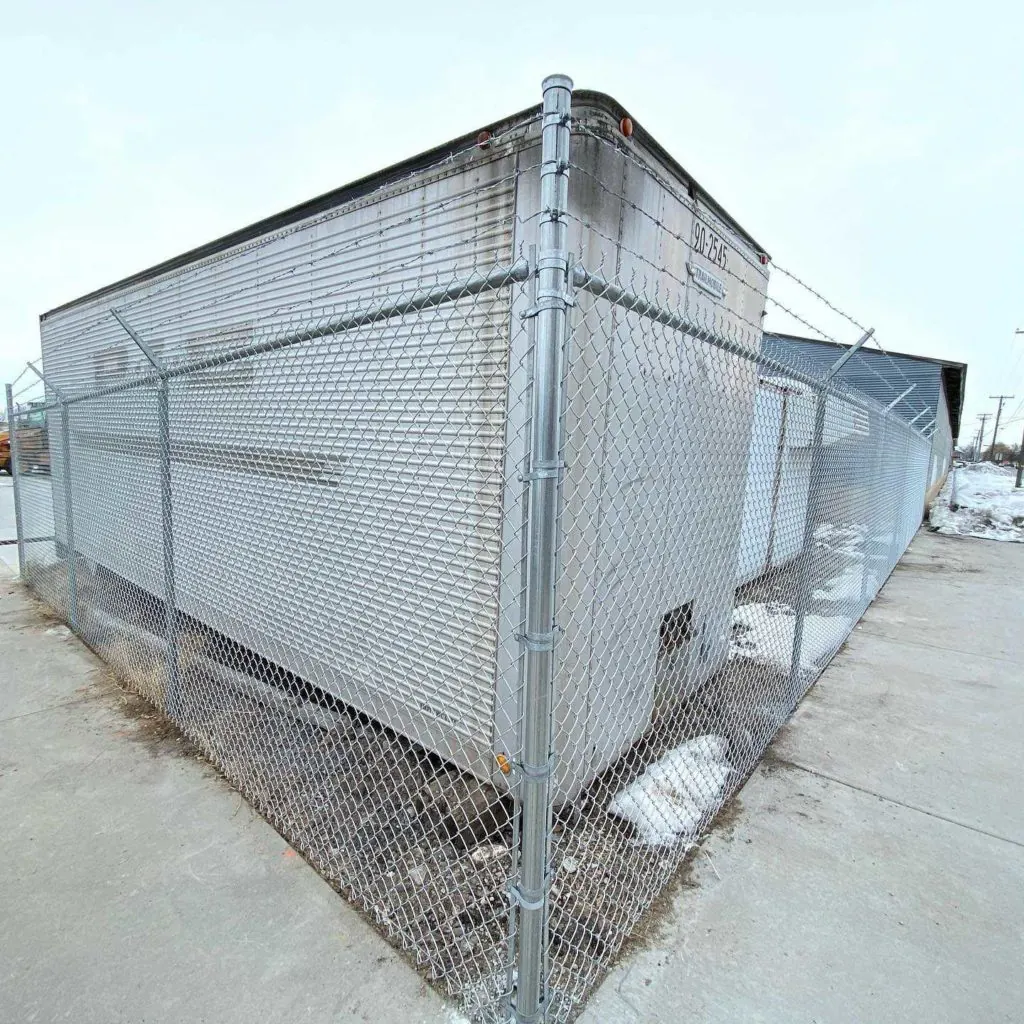 Commercial Security Fence Installation in Tremonton, Utah completed by Frontier Fence