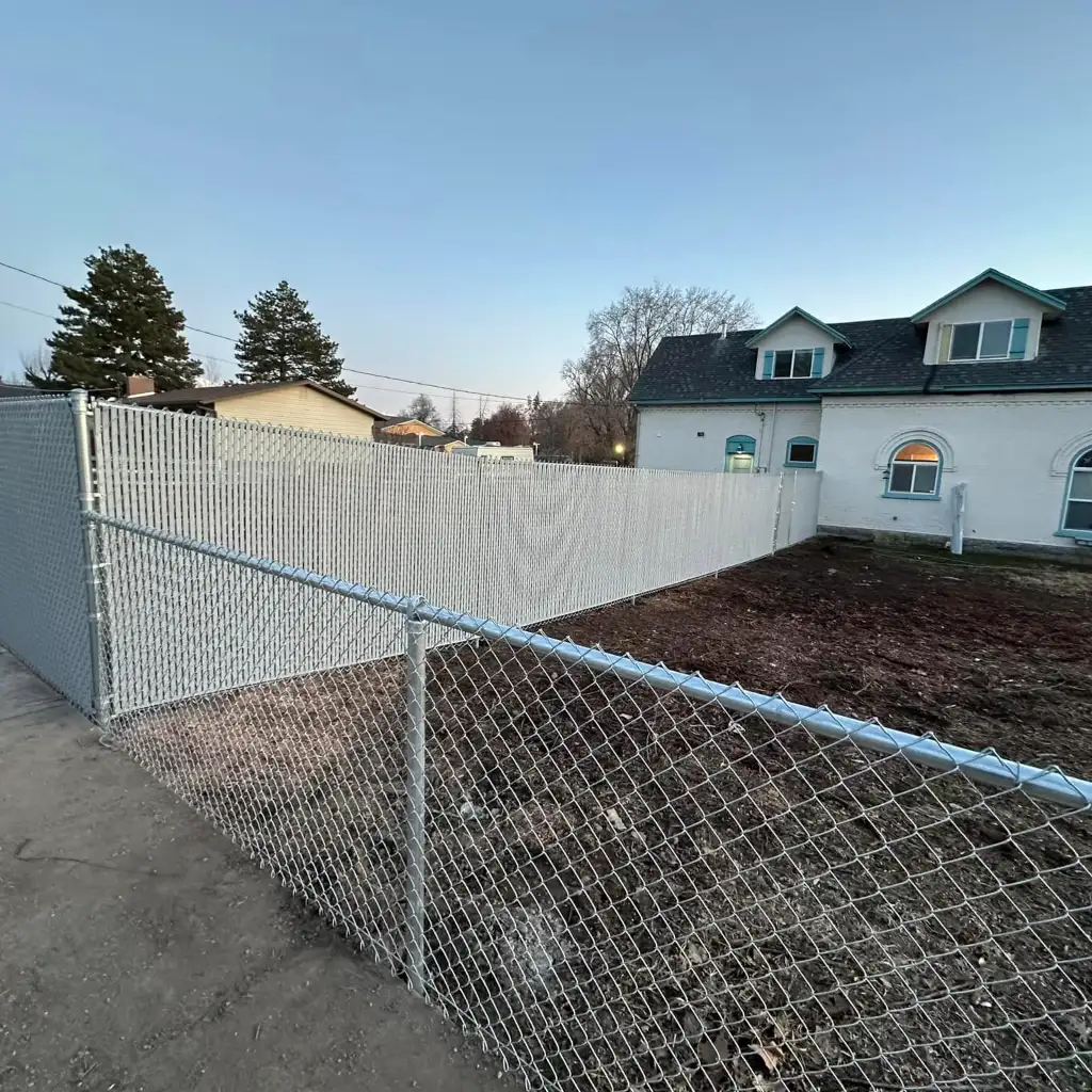 Chain-Link Fence Installation in Utah County, Utah completed by Frontier Fence