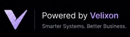 Powered by Velixon — Smarter Systems. Better Business.